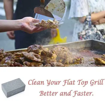 

1Pcs BBQ Grill Cleaning Brick Block Barbecue Cleaning Stone BBQ Racks Stains Grease Cleaner BBQ Tools Kitchen Gadgets decorates