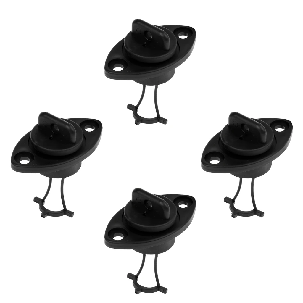 4 Pieces Thread Hull Drain Plug Replacement for Kayaks Canoes Fishing Boats
