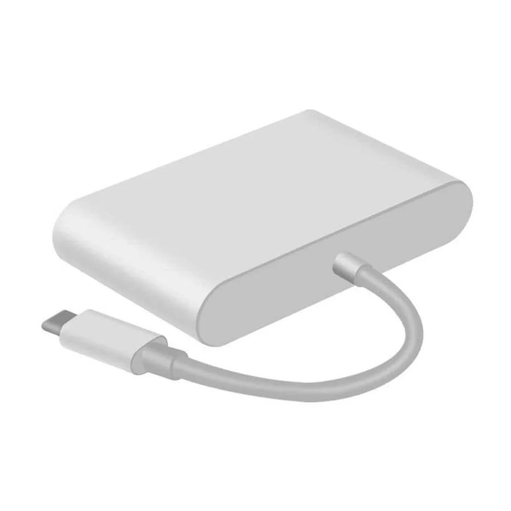 USB-C-4 K HDMI RJ45 Gigabit Ethernet USB 3,1 type C порт 4 в 1 концентратор адаптер USB 3,0 скорость передачи данных до 5 Гбит/с