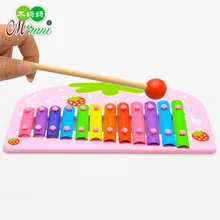 Деревянная детская развивающая игрушка, 12 музыкальных шкал, стук, фортепиано, стук, ксилофон, Дошкольный музыкальный инструмент