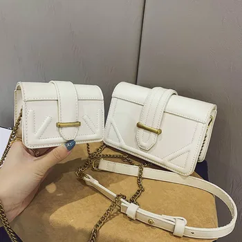 

Mini Flap Crossbody bag 2020 Fashion New High quality Leather Women's Designer Handbag Chain Shoulder Messenger Bag Phone Purses