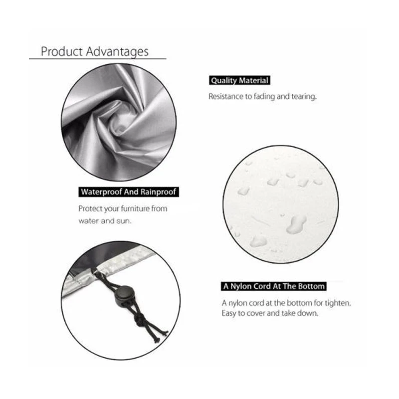 Silver Outdoor Furniture Cover 4