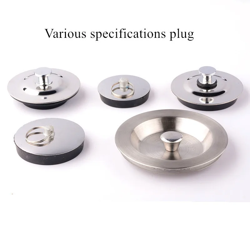 

Stainless Steel Kitchen Sink Strainer Stopper Wast Stainles Metal Shower Drain Hole Trap Sink Strainer Pool Sewer Accessories