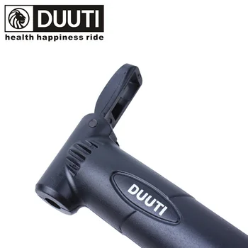 

Bicycle Pump Cycling Bike Air Gas Mouth Compact Black Nozzle Tie DUUTI