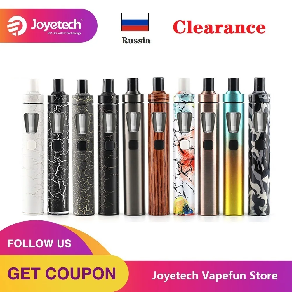 Комплект электронной сигареты Joyetech EGo AIO Quick Kit емкость 2 мл атомайзер аккумулятор