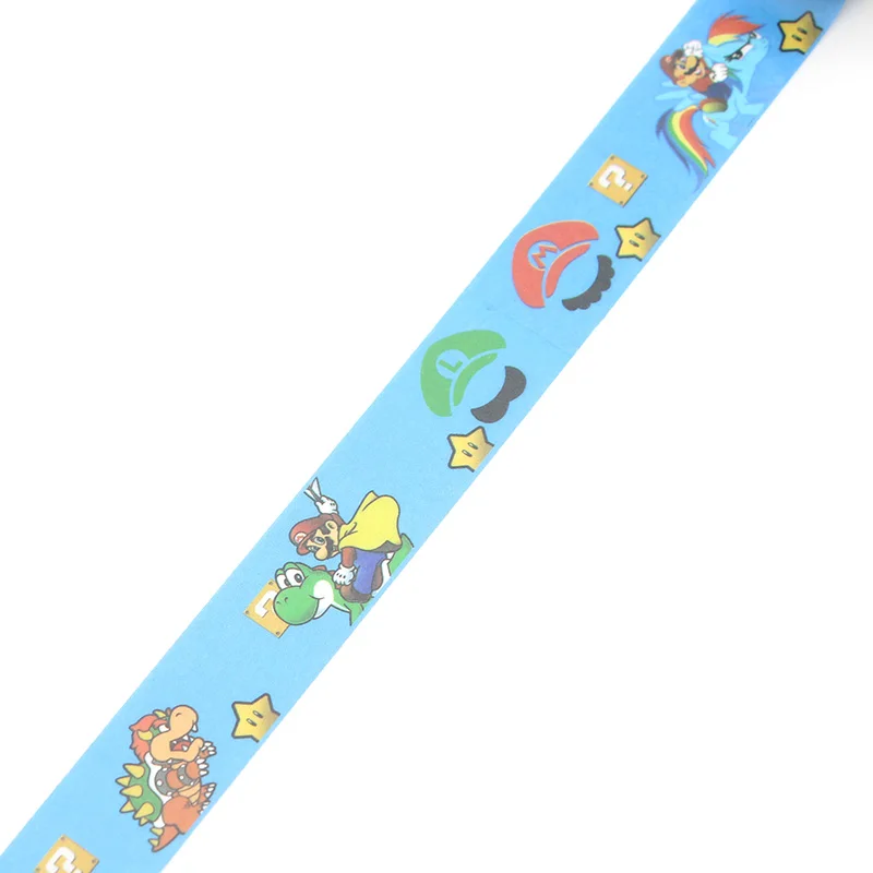 PC292 Wholesale 20pcs /lot Mario Cute Cartoon Washi Tape DIY Scrapbooking Label Masking Tape Student Stationery Gift