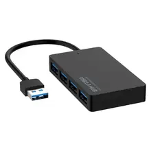 Высокоскоростной USB 3,0 концентратор внешний 4 порта адаптер разветвитель USB расширитель для ноутбука ПК офисные принадлежности