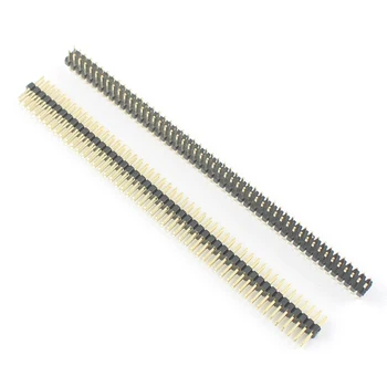 

10 pcs Gold Plated 1mm 1.0mm Pitch 2 x 50 Pin Male Header Strip Straight Double Row