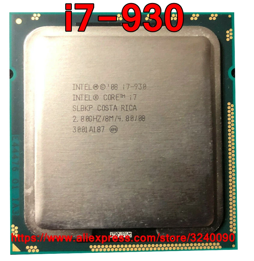 Procesador Intel Core i7 i7 930 930, 2,80 GHz, 8M, 4 núcleos, 1366 ...