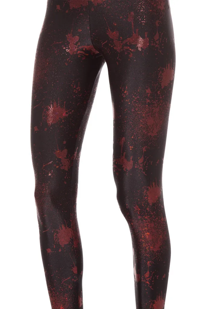 digital stamp injection hot and bottom blood stainLeggings AliExpress