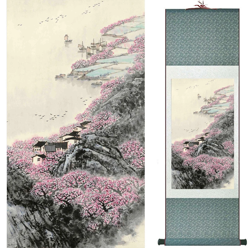 

landscape art painting Super quality traditional Chinese Art Painting Home Office Decoration Chinese painting201806261217