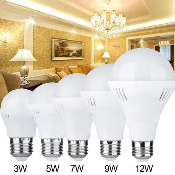 

Light Bulb PC & Acrylic E27 Durable Indoor Outdoor Lighting Fixture Household Accessory LED Bulb White/Warm White Home Room