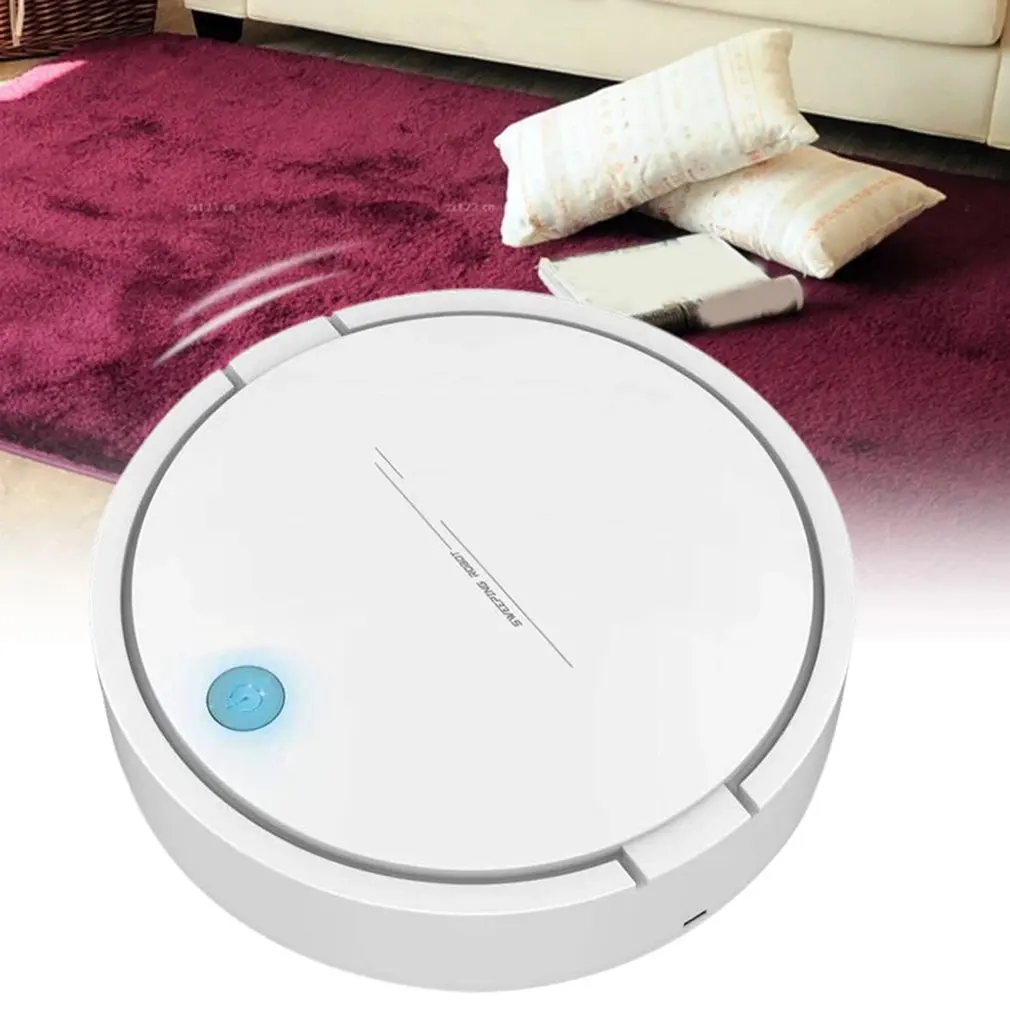 Smart Robot Vacuum Cleaner USB Rechargeable Automatic Sweeping Mopping