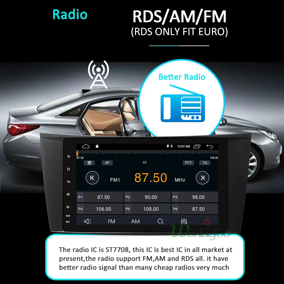 Android 9,0 DSP ips авто радио для Mercedes Benz W211 W463 W209 W219 E200 E220 E300 E350 CLK CLS навигация gps без DVD головного устройства