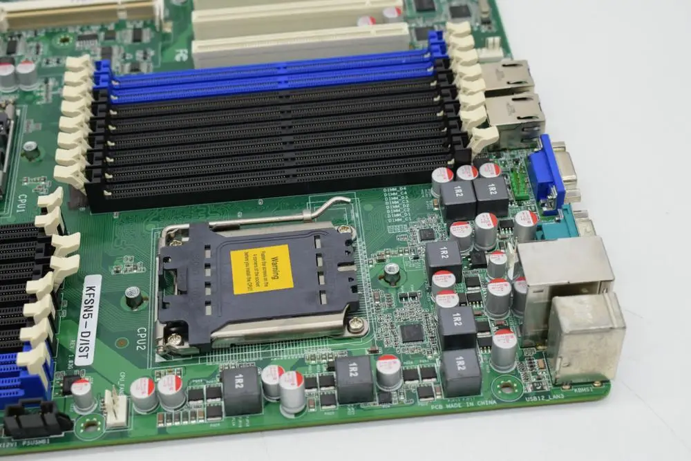 Для ASUS KFSN5-D/IST LGA1207 Серверная рабочая станция Материнская плата DDR2 двухканальный Snapdragon четырехъядерный NF3600 б/у