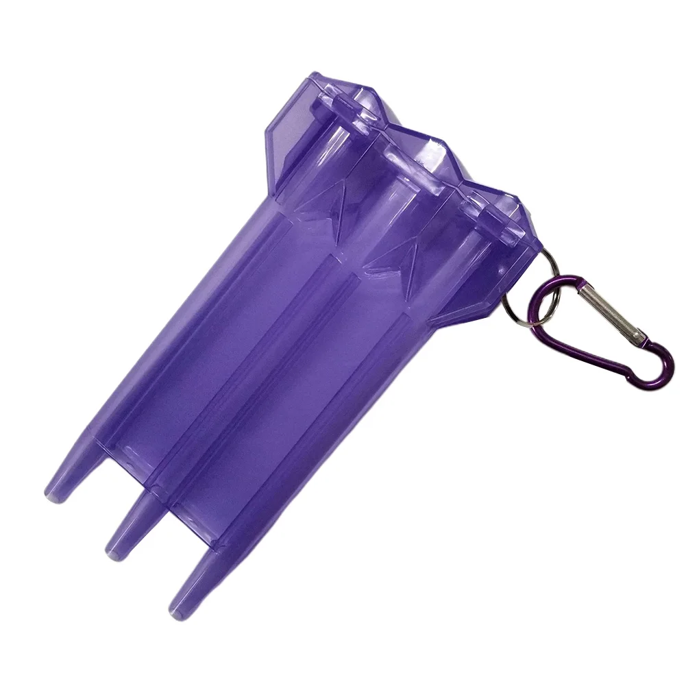 

15.6CM Plastic Dart Box Case For Professional Dart transparent dart portable storage box Dart Accessories 8 Colors