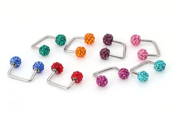 

EYJ-012 Surgical Steel Titanium Earring Boucle D Oreille Earrings Stud Boucle D'Oreille Femme 2020 Piercing Oreja Zircon Earring