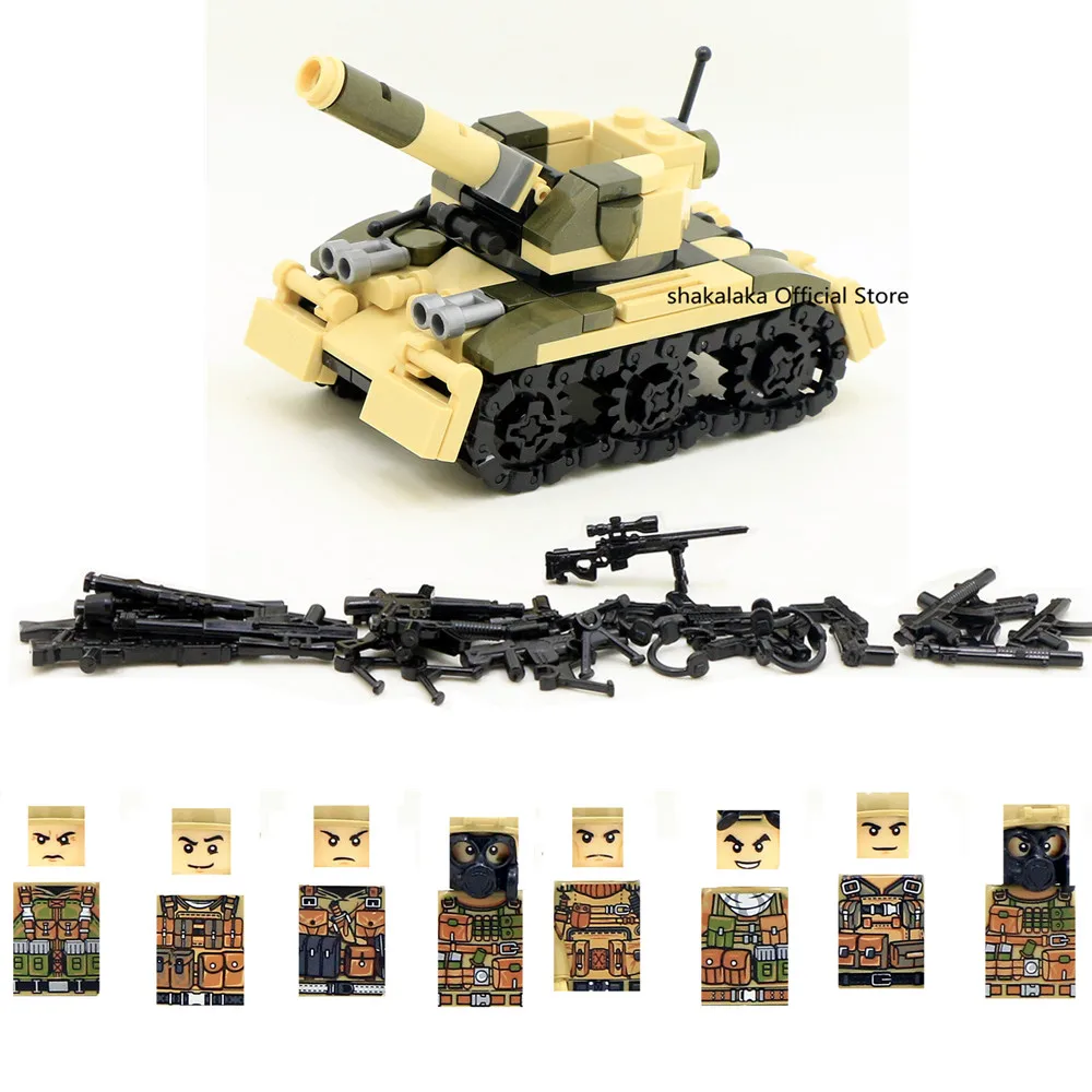 8 шт. Детский конструктор военное оружие второй войны|city police|navy seals teamblock bricks |