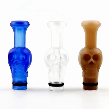 

1 PC Drip Tip 510 Acrylic Skull Heads 3 Colors For Atomizers Rda