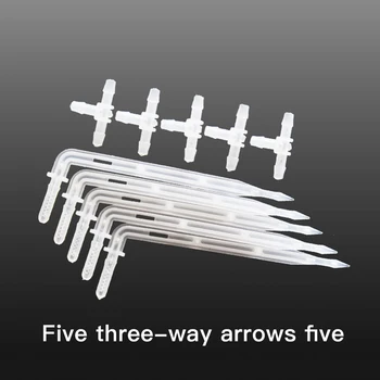 

PVC Micro Drip Irrigation Tube Plants Flower Sprinkler Pipe Tee Water Hose Connectors Solar Energy Board Garden Irrigating P