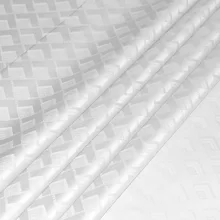 Традиционный Белый цвет Дамаск 5 метров/сумка африканская ткань Дамаск хлопок жаккард FEITEX морская парча