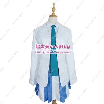 

Anime SHIROBAKO White Box Yasuhara Ema Cosplay Costume outfit full set and wig halloween costumes for women