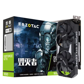 

ZOTAC/GTX 1650 4 gb / 128 - bit GDDR5 GPU graphics card/computer display card/DVI/HDMI/DP game graphics/GTX960/750 Ti