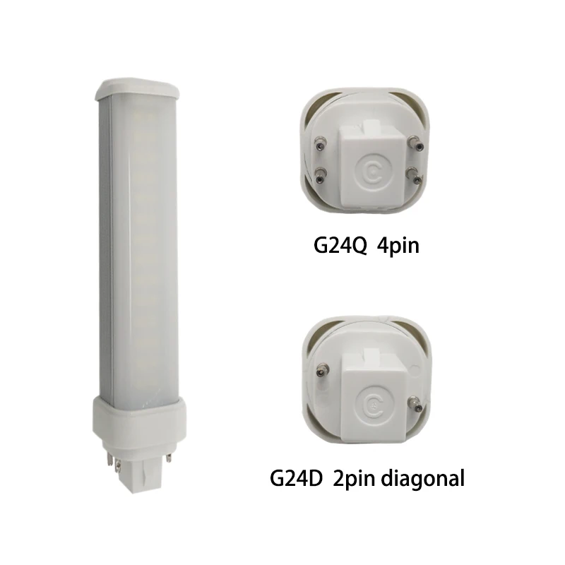 G24Q 4-контактный светодиодный plc светильник 9 Вт Светодиодный светильник PL G24q-1 G24q-3 CFL замена CE по ограничению на использование опасных материалов в производстве 110V 120V 230V горизонтальный светодиодный лампы светильник