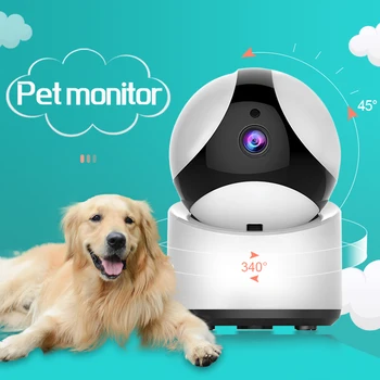 

New Pet WIFI Mini Cute Camera IP P2P CCTV Cam H.264 Real Time Remotely Monitoring 1080P/720P Kid Surveillance Monitor IR Night