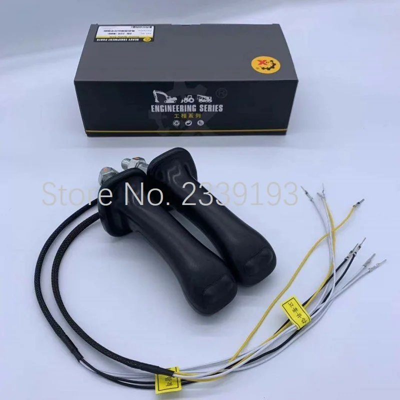 Free shipping excavator accessories Doosan Daewoo DH60/80/150/220/225/258/300-7 joystick handle rubber Rexroth double button | Дом и сад