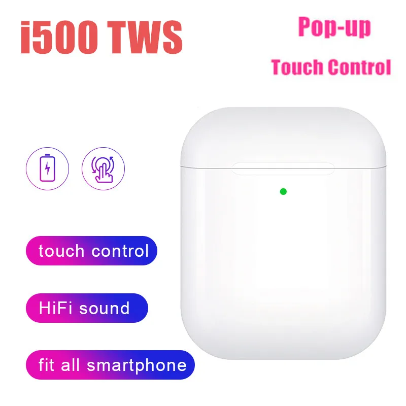 i500 TWS White MKUYT Pro 3 беспроводные наушники TWS стерео наушники с зарядным устройством сенсорные Bluetooth 5,0 TWS для iPhone Android - Цвет: i500 TWS White
