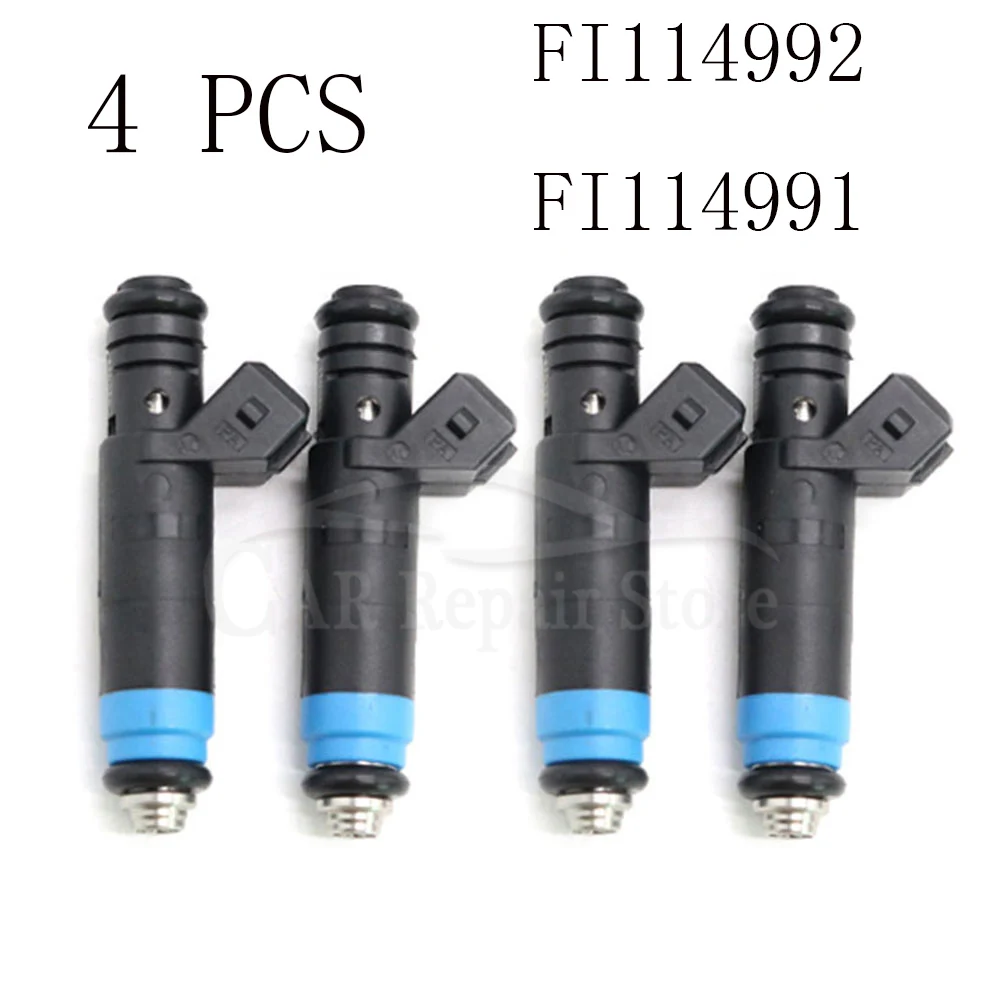 4 x Nozzle 1000cc EV1 Siemens Deka Fuel Injector F127B00418 For Ford G M V8 LT1 LS1 LS6 FI114992 /FI114991