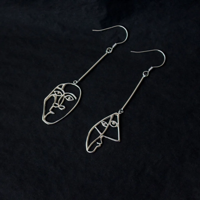 

S925 Picasso Drop Earrings