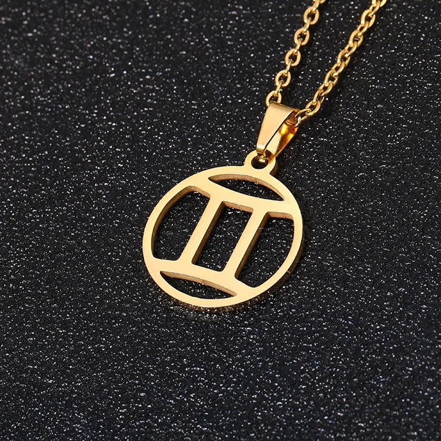 Sign Necklace 12 Constellation Pendant 
