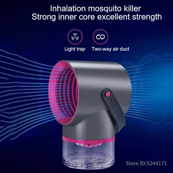 

Pest Control Lamp No Radiation Insect Trap Lamp Fly Killer Home Office Photocatalist Tech USB Charging Mosquito Killer Lamp