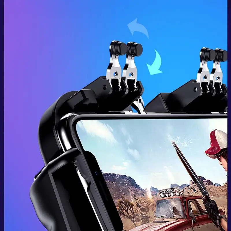  New Arrival H9 Six-Finger Gamepad Controller Super Games Control for PUBG Mobile Phone Game Smartph