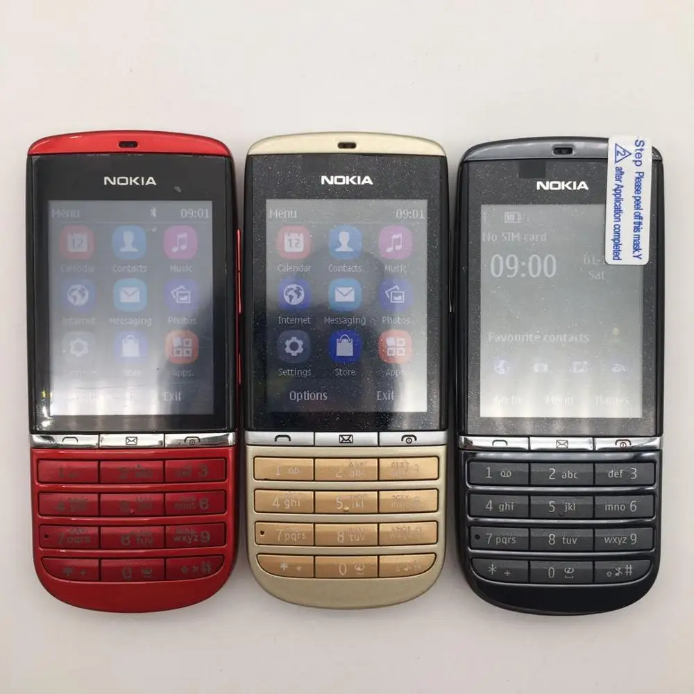 300 100% Оригинальный разблокированный Nokia asha мобильный телефон 2 4 ƉG Bluetooth FM