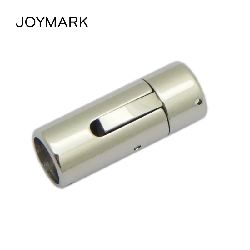 

6mm Hole Stainless Steel Box Clasps Lock Clasps For DIY Leather Cord Bracelet Necklace Jewelry Components Accessories BXGC-226