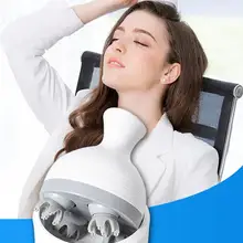 Умный 3D массажер для головы, Электрический массажер для головы, точки давления для снятия стресса, стимулируют кровообращение, рост волос 40p