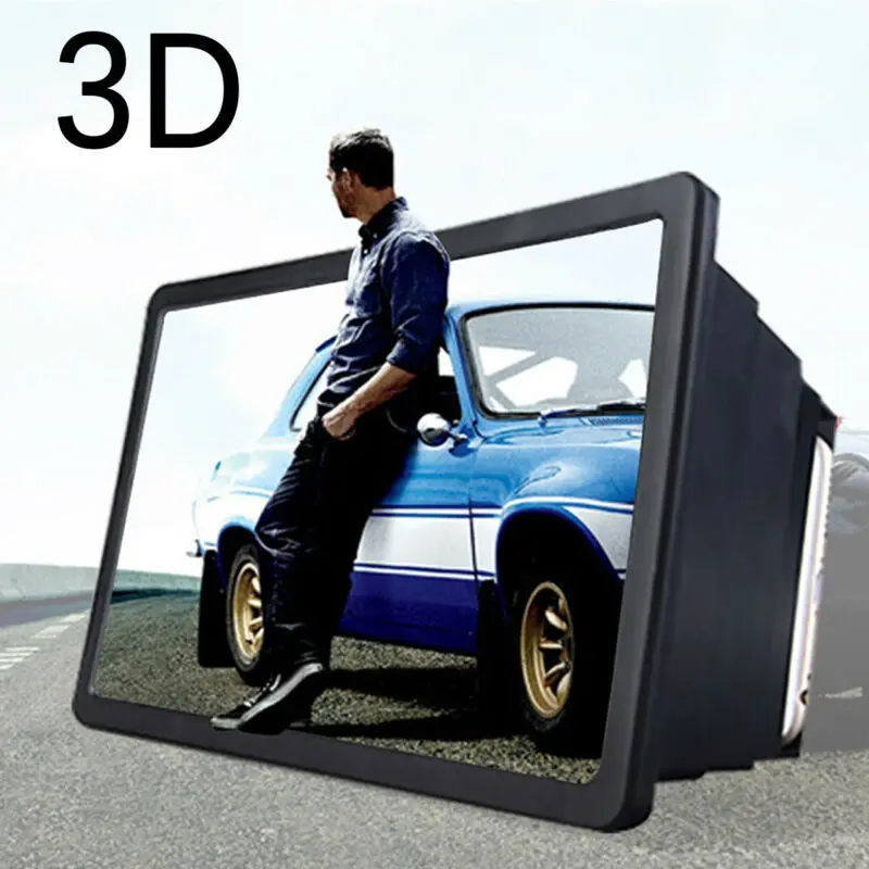 Портативный 3D видео увеличить смартфон экран Лупа Усилитель универсальный для huawei iphone samsung