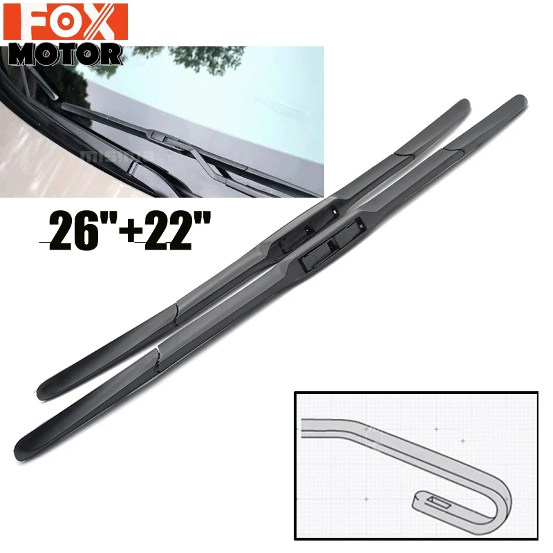Misima 26 ''+ 22'' Подходит для Lexus Rx серии Rx450h Rx400h Rx350 Rx330 3 секции ветрового стекла стеклоочистителей переднего стекла