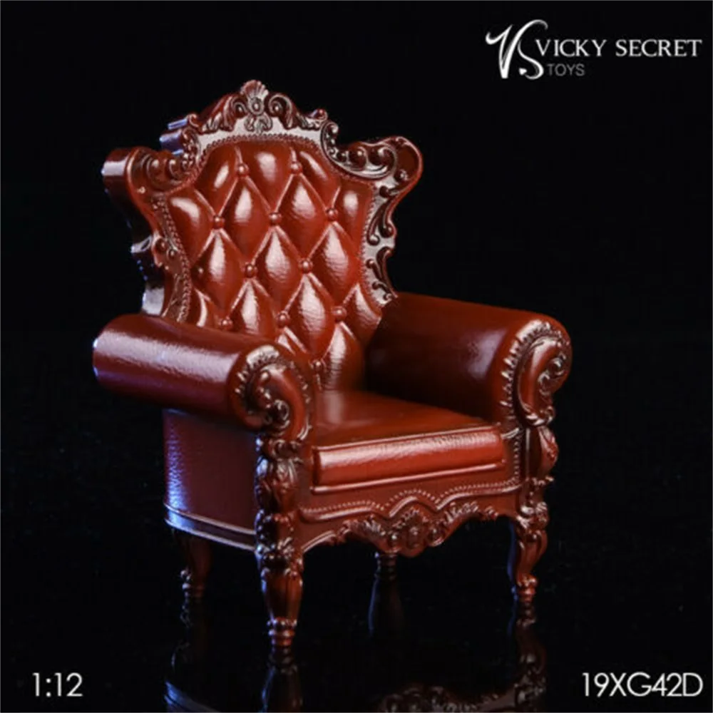 Кушетка модель игрушки Коллекционная VSTOYS 19XG42 1/12 Королевский диван-кресло мебель модель игрушки подходит 6 ''фигурка куклы