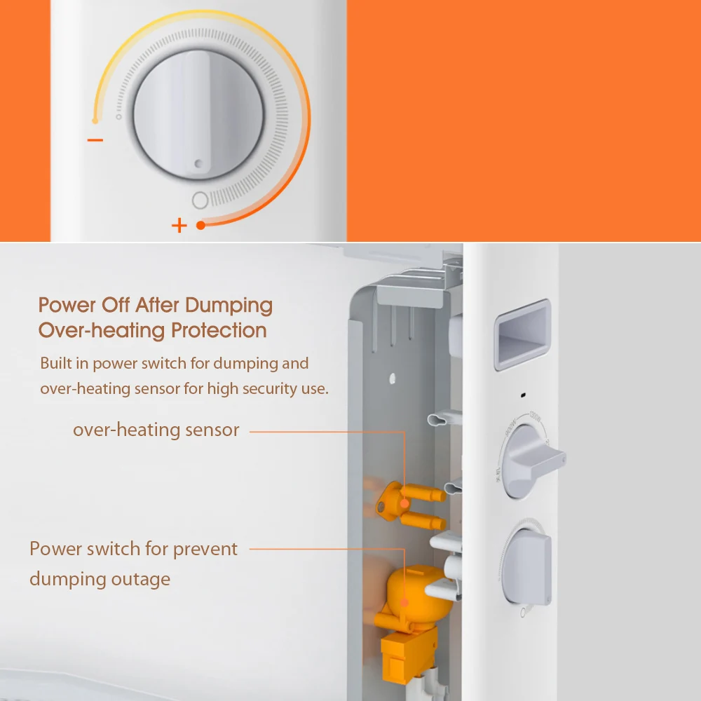 Xiaomi DNQ04ZM Smartmi Electric Heater 1S description image 6