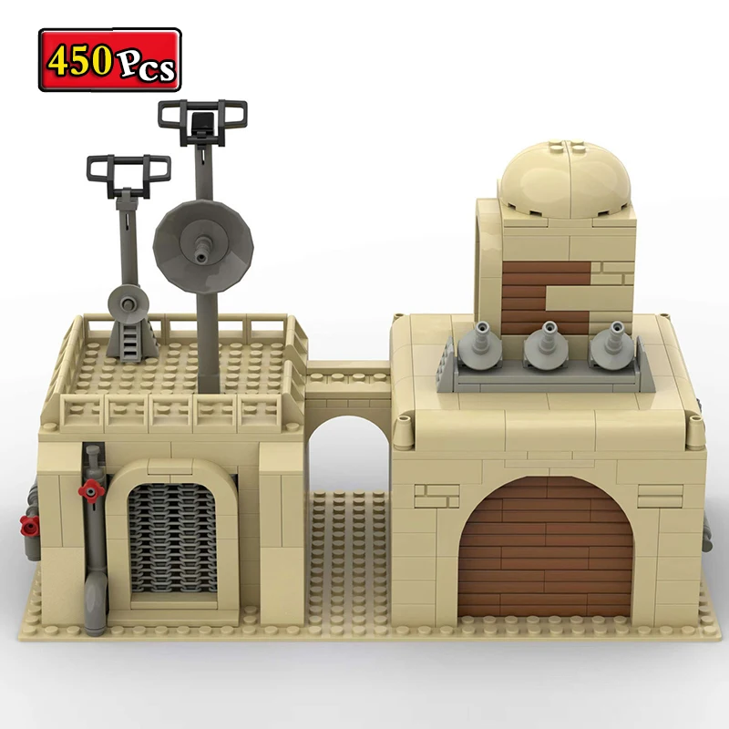 Конструктор Военная серия Desert Guard Post Sentry радар-станция командная база модель MOC