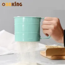 OBRKING ситечко для муки из нержавеющей стали мелкоячеистое сито для глазури сито для сахарной пудры кухонные инструменты для выпечки кондитерских изделий
