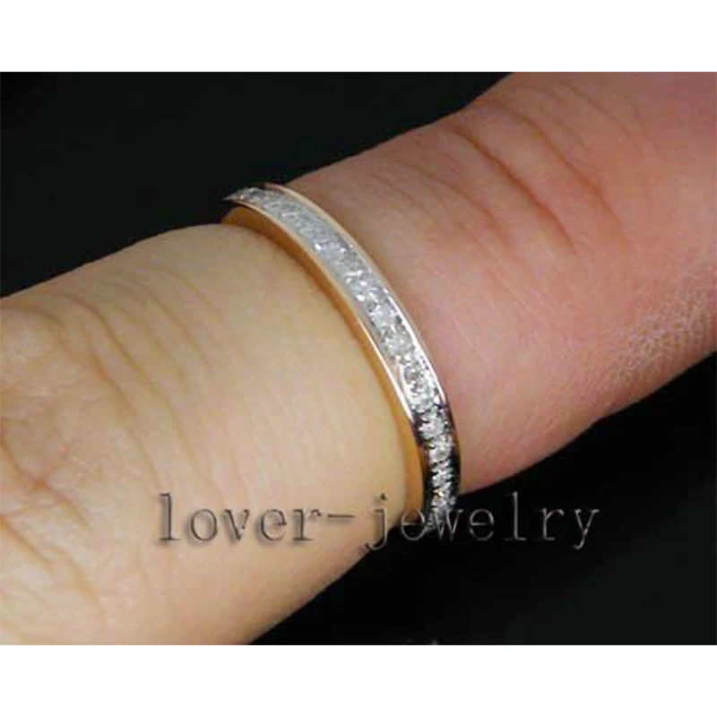 LOVERJEWELRY Дешевые Свадебные Изящные одноцветные слипоны 18K Винтаж из розового