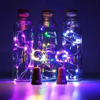 

Hot Led String Wine Bottle Light with Cork 20 LED Bottle Light String for Wedding Party Bar Bottle Decor