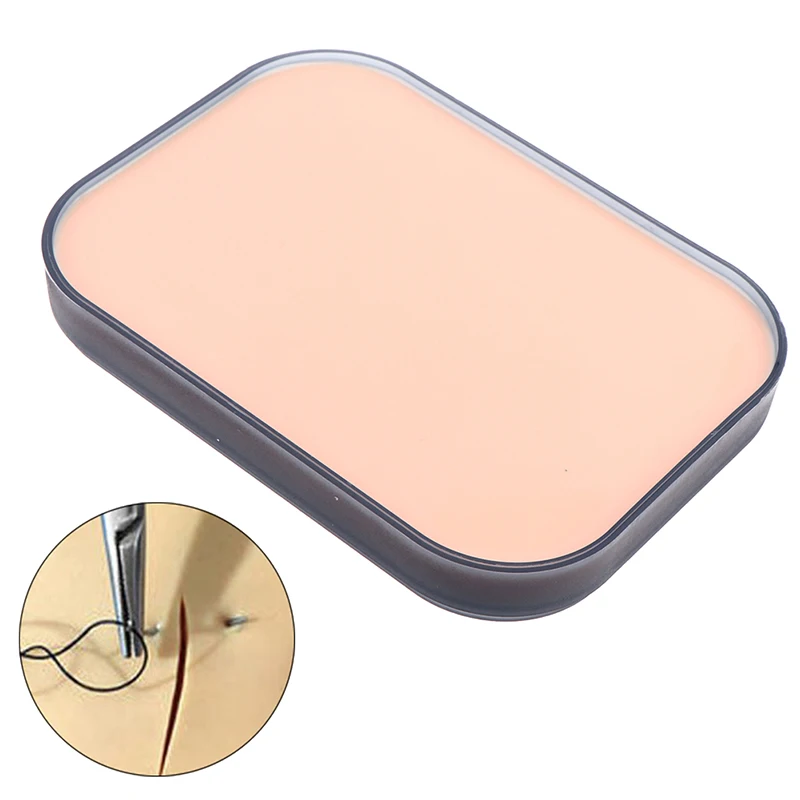 Surgical Suture Kit Pad Silicone Fake Skin Suture Training Material