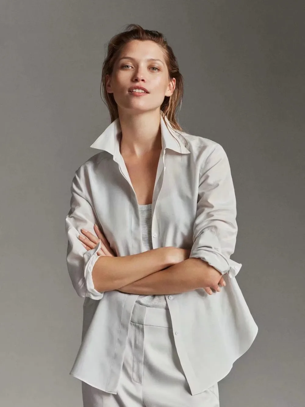 Withered england urban office lady cotton kimono shirt blusas mujer de moda blouse women womens tops and blouses plus size