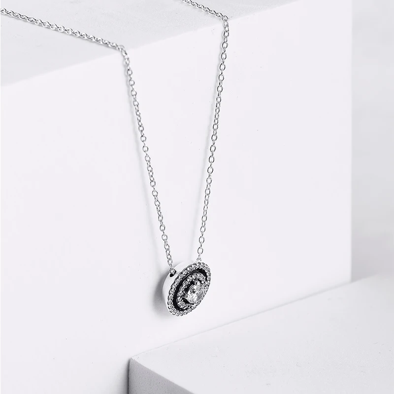 Body Aesthetic 2021 Girl Friends Free Shipping Sterling Silver Jewelry 925 Beads & Charms DIY Chain Fashion Female Necklace - Image 4